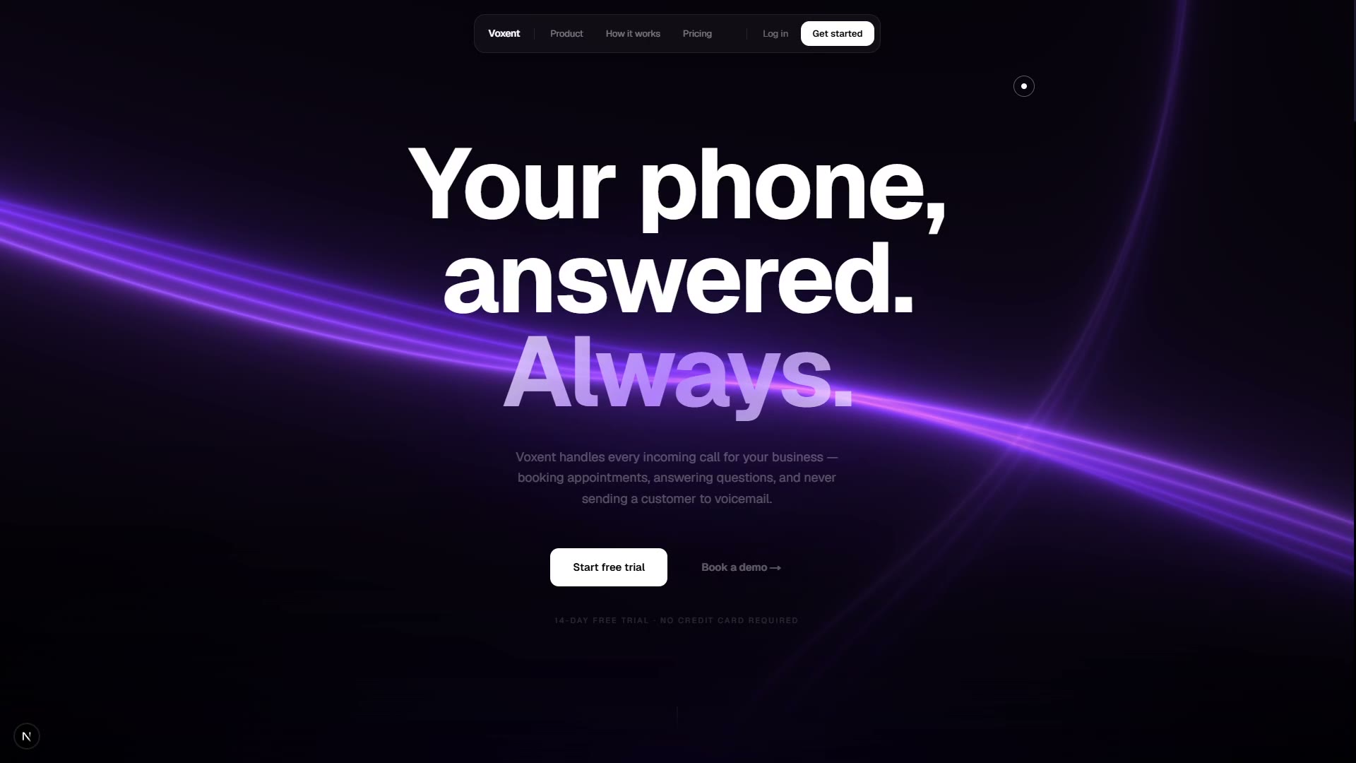 Voxent — an AI manager that answers every call